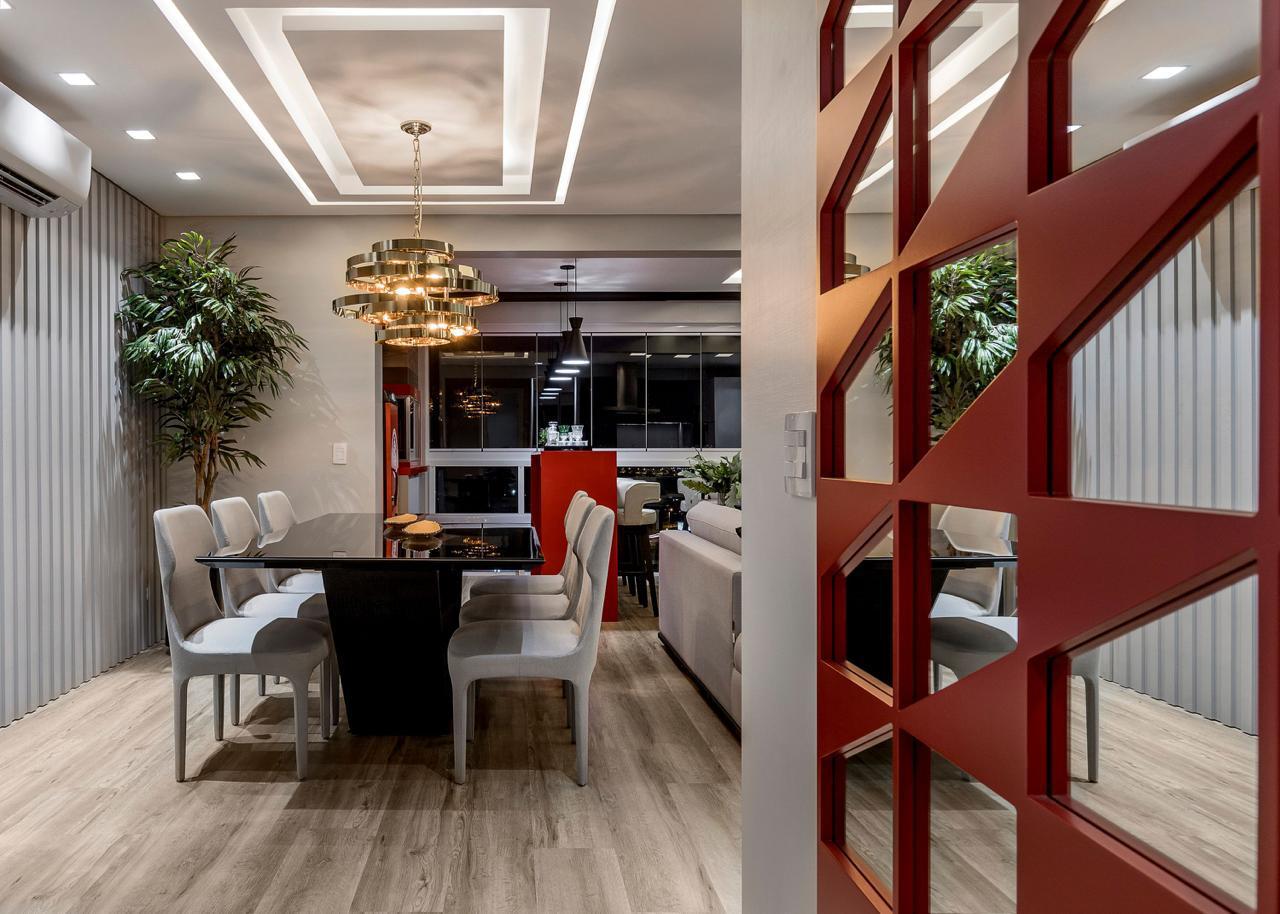 Closet com divisórias em drywall